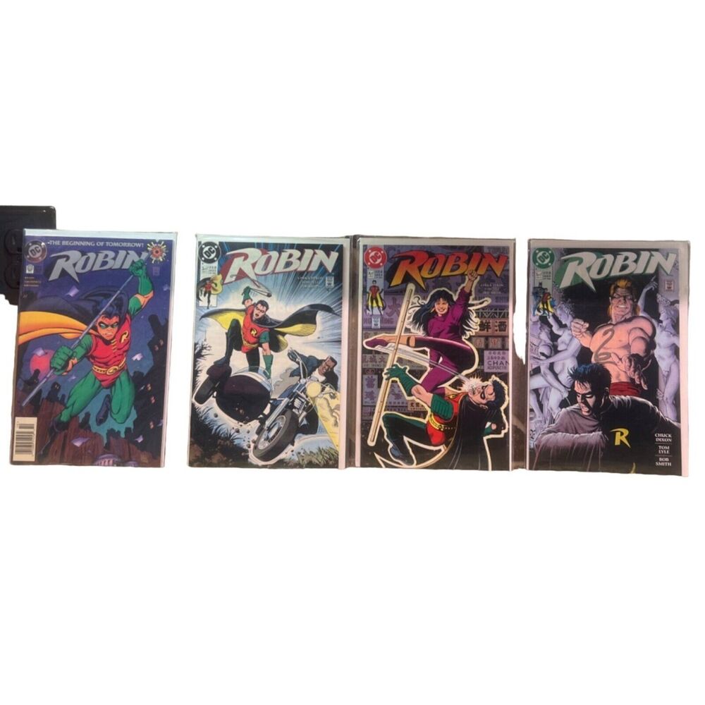 Bundle Of Robin DC Comic Books Chuck Dixon Tom Lyle Bob Smith 0,3,4,5